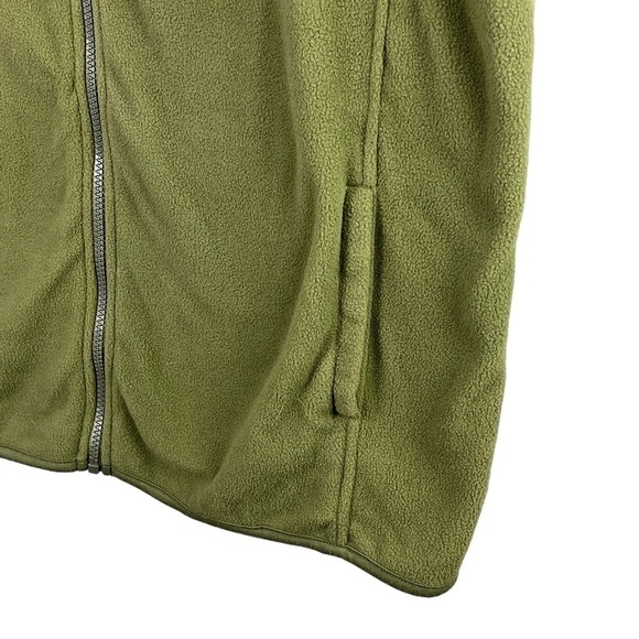 Baxter & Wells Women's Fleece Vest Zip Up Olive Green Pockets Size XL - Picture 3 of 7